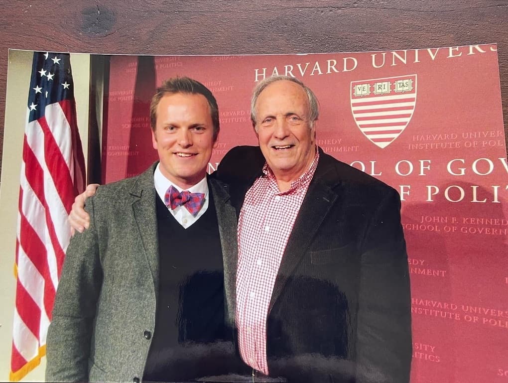 Robert with his dad, Helena's grandpa