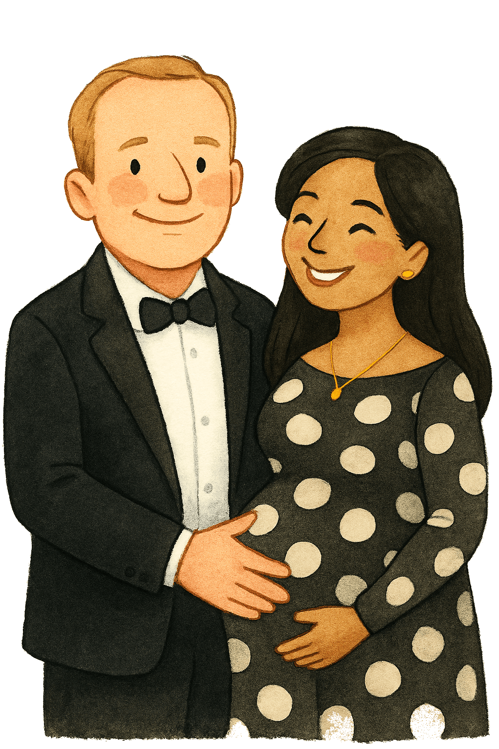 Robert and Nubia, expecting Helena